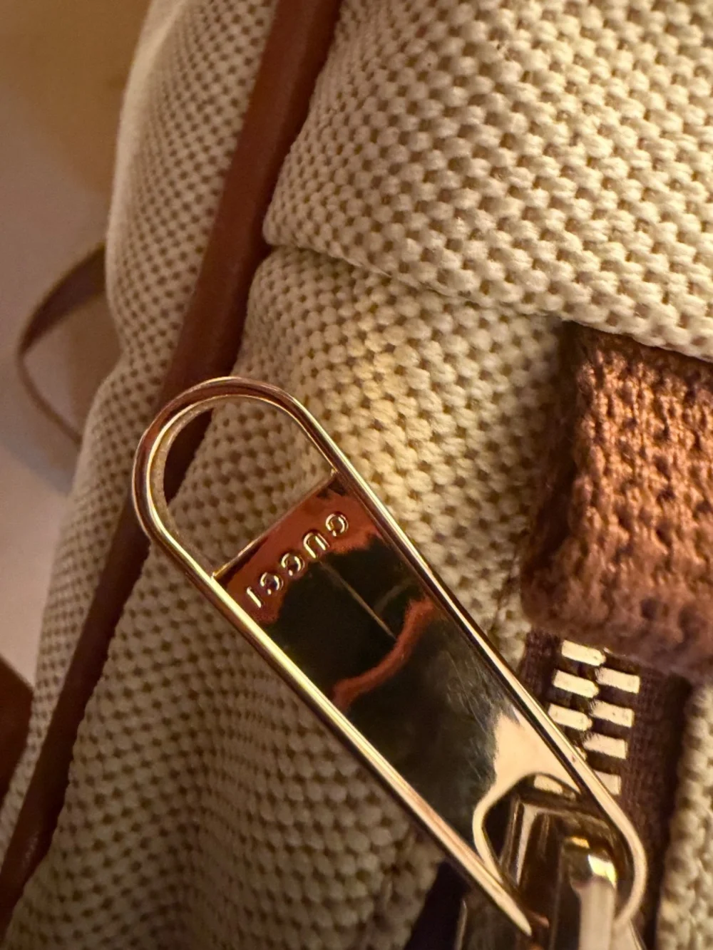 classic Gucci Vintage Web backpack